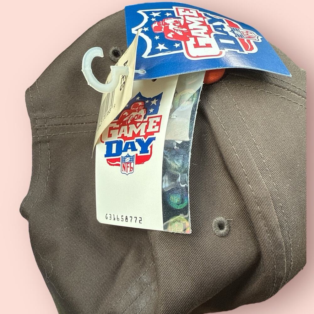 NEW Vtg Cleveland Browns NFL Game Day Claw Dad Hat Deadstock SnapBack Embroidery - Picture 4 of 6